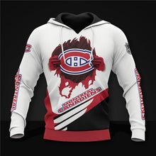 Load image into Gallery viewer, Montreal Canadiens Casual 3D Hoodie