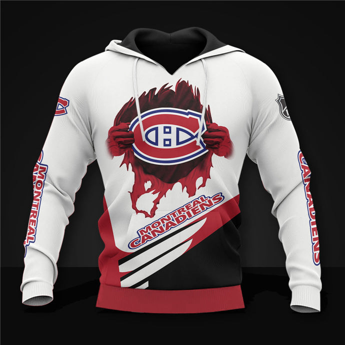 Montreal Canadiens Casual 3D Hoodie