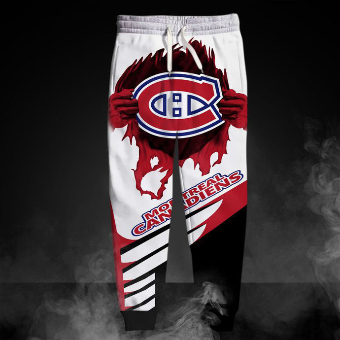 Montreal Canadiens Casual 3D Sweatpants