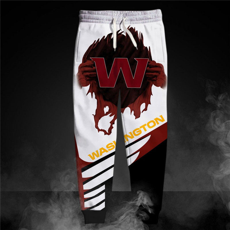 Washington Commanders Casual 3D Sweatpants