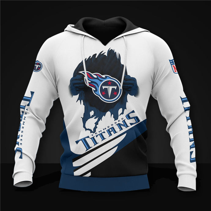 Tennessee Titans Casual 3D Hoodie