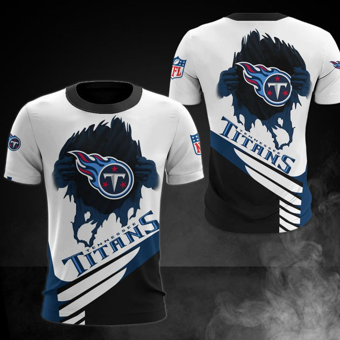 Tennessee Titans Casual 3D T-Shirt