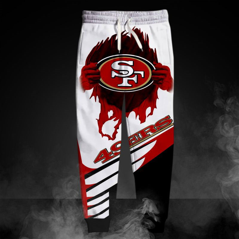 San Francisco 49ers Casual 3D Sweatpants