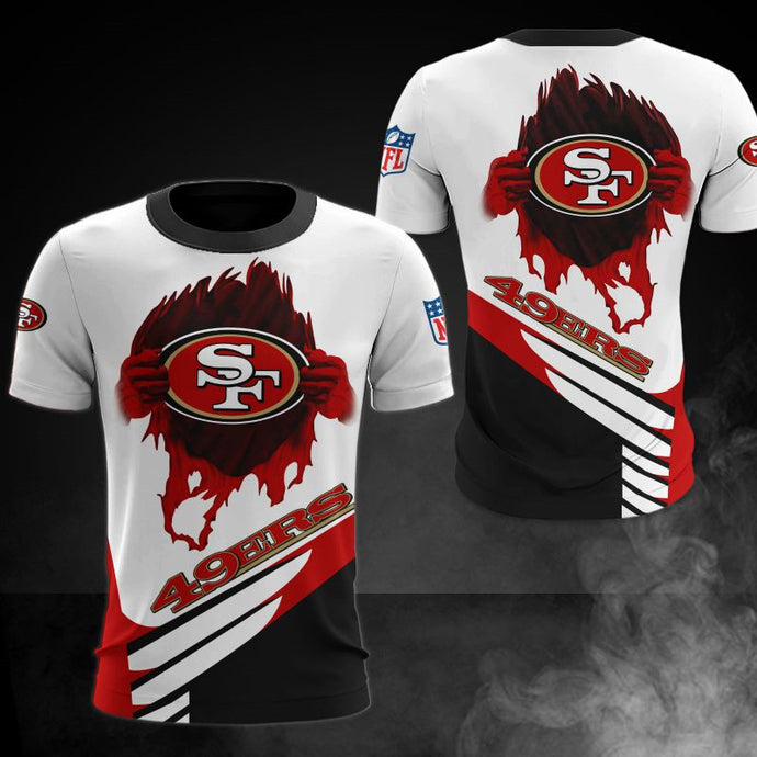 San Francisco 49ers Casual 3D T-Shirt