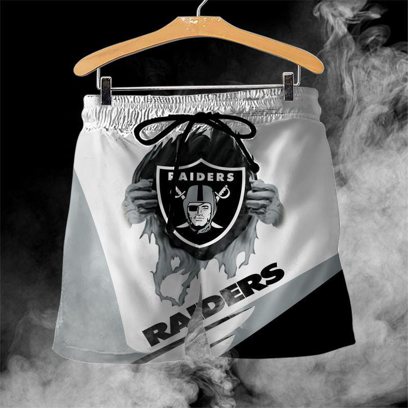 Las Vegas Raiders Casual 3D Shorts