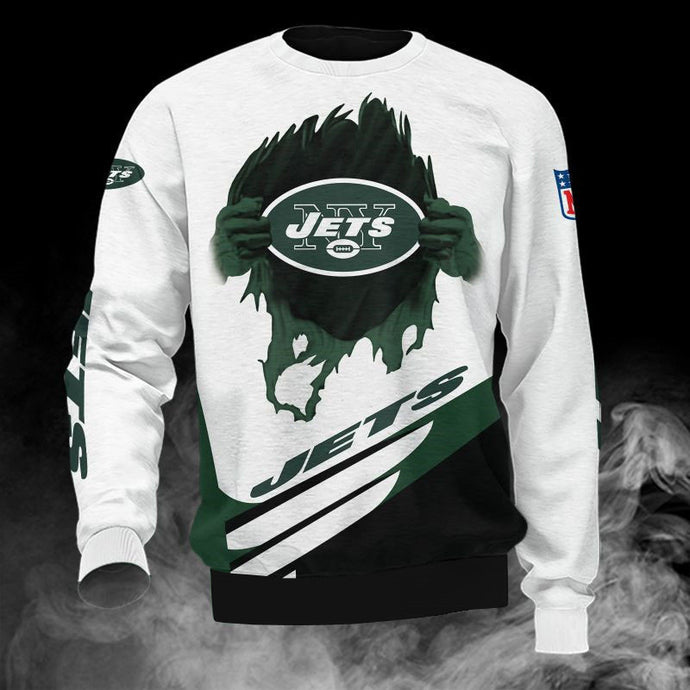 New York Jets Casual 3D Sweatshirt