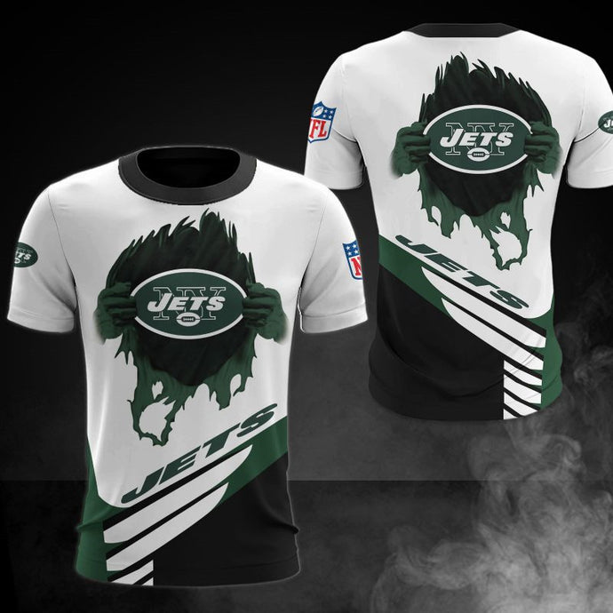 New York Jets Casual 3D T-Shirt