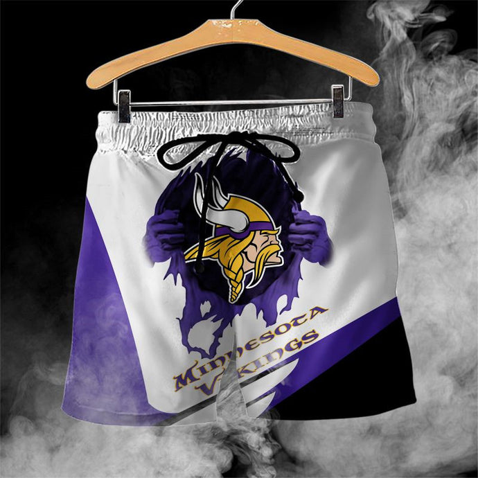 Minnesota Vikings Casual 3D Shorts