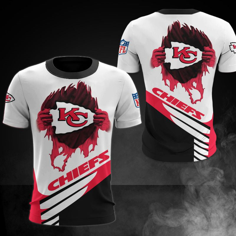 Kansas City Chiefs Casual 3D T-Shirt