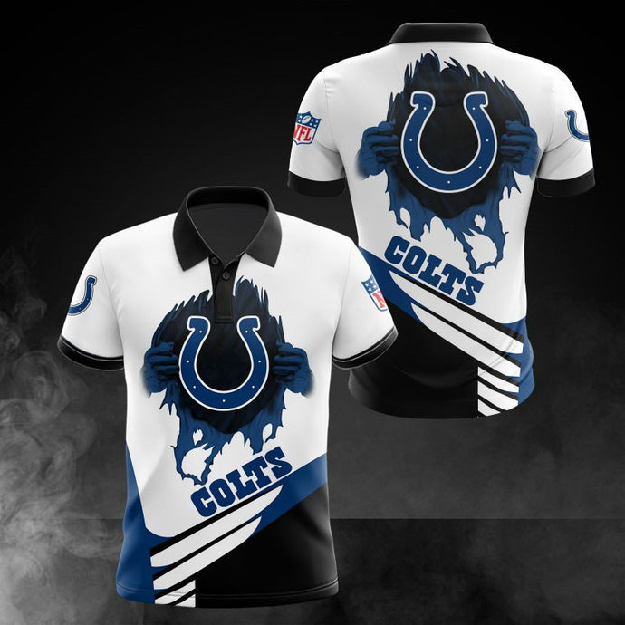 Indianapolis Colts Casual 3D Polo Shirt