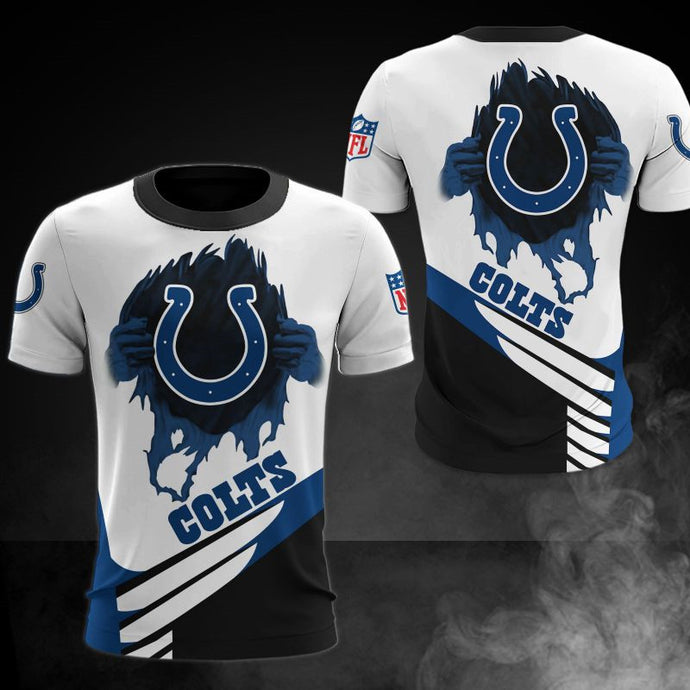 Indianapolis Colts Casual 3D T-Shirt