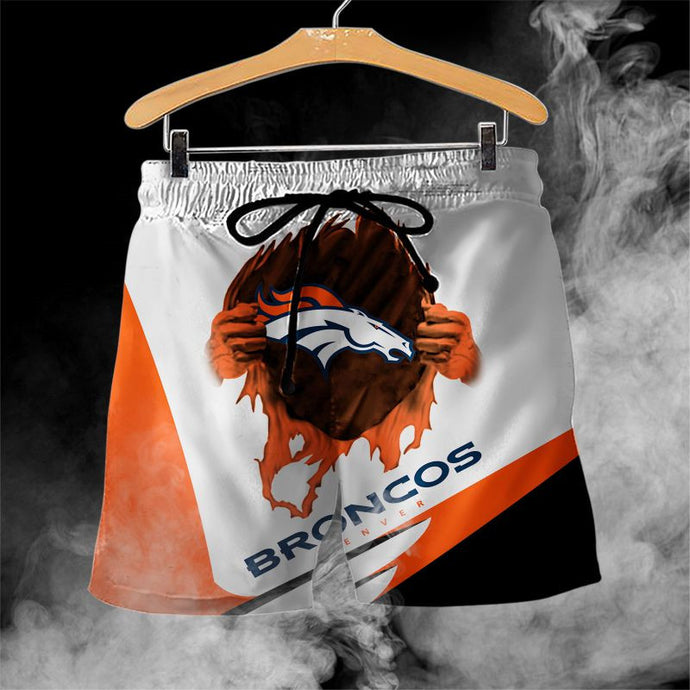 Denver Broncos Casual 3D Shorts