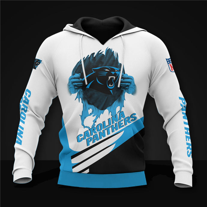 Carolina Panthers Casual 3D Hoodie