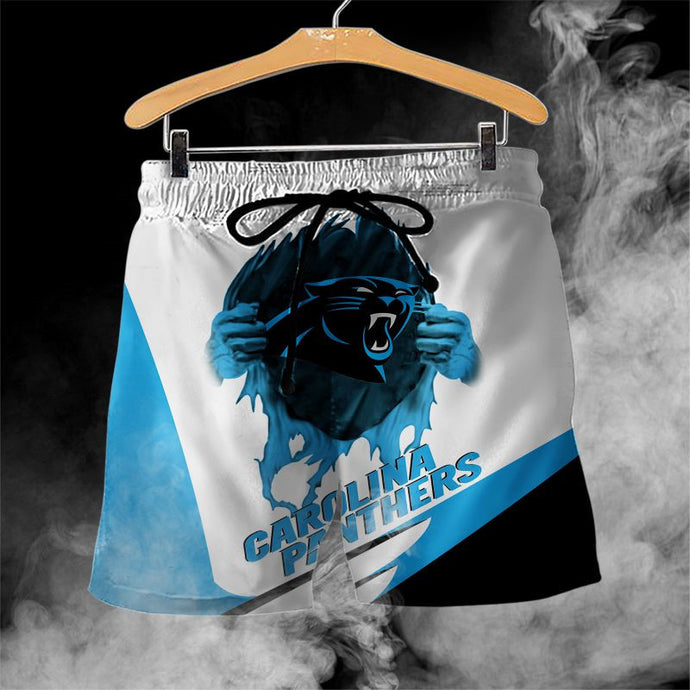 Carolina Panthers Casual 3D Shorts