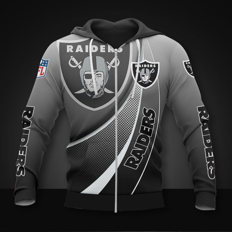 Las Vegas Raiders Casual Zipper Hoodie