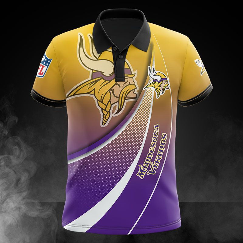 Minnesota Vikings Casual Polo Shirt