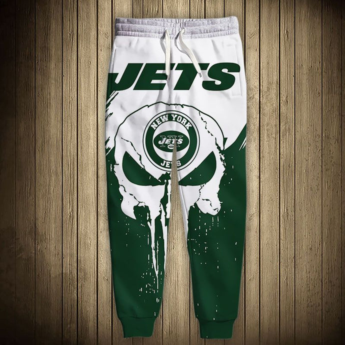 New York Jets Skull Sweatpants