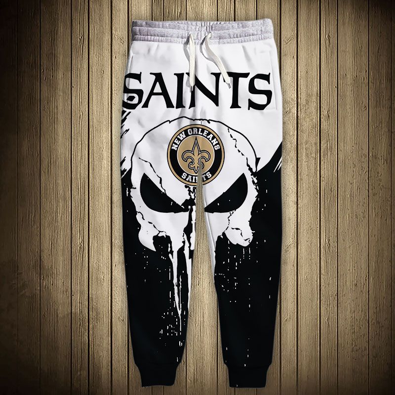 New Orleans Saints Skull Sweatpants – SportsDexter