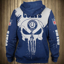 Load image into Gallery viewer, Indianapolis Colts Skull Hoodie