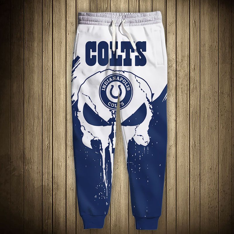 Indianapolis Colts Skull Sweatpants