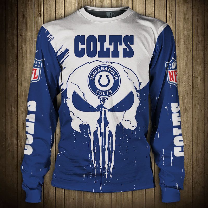 Indianapolis Colts Skull Sweatshirt