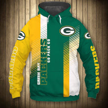 Load image into Gallery viewer, Green Bay Packers Stripes Hoodie