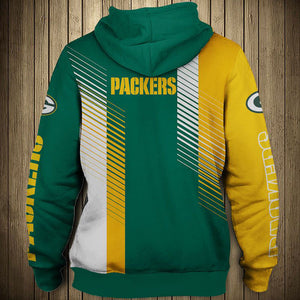 Green Bay Packers Stripes Hoodie