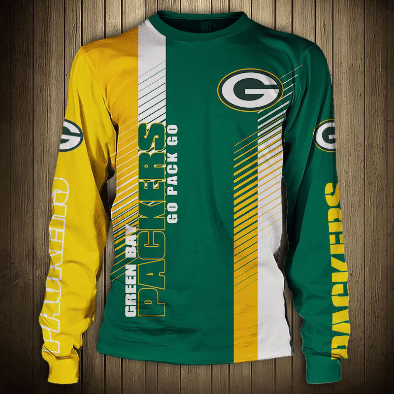 Green Bay Packers Stripes Sweatshirt