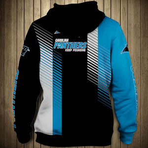 Carolina Panthers Stripes Hoodie