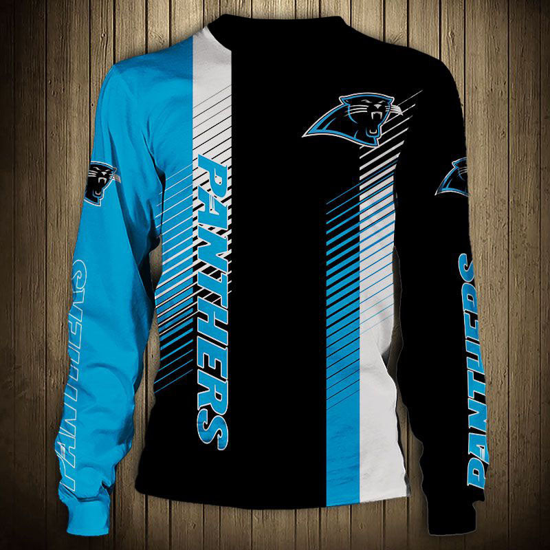 Carolina Panthers Stripes Sweatshirt