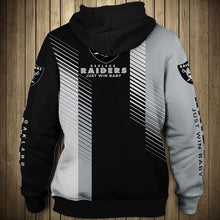 Load image into Gallery viewer, Las Vegas Raiders Stripes Hoodie