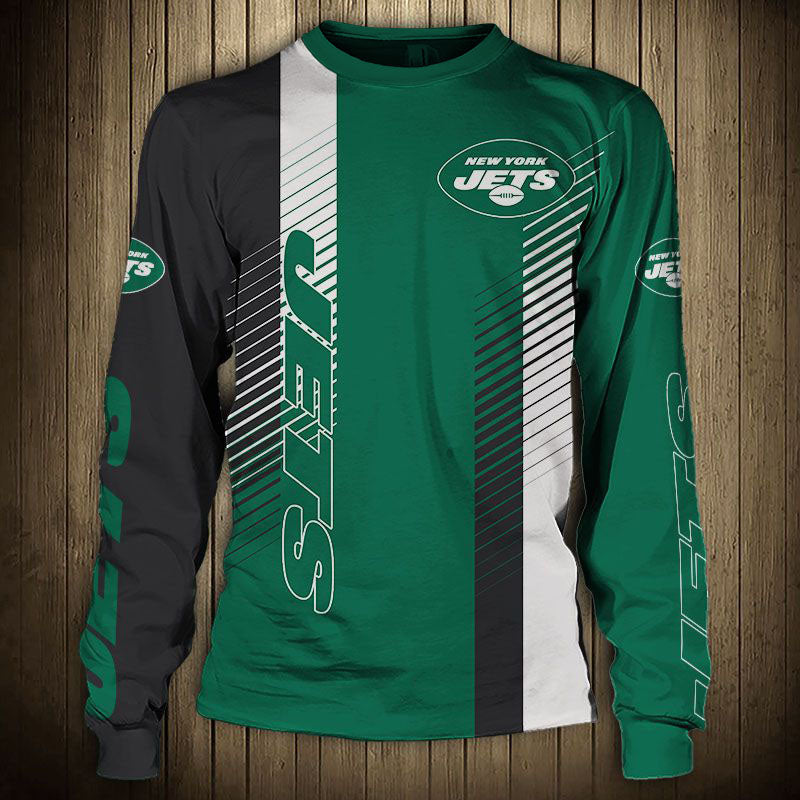 New York Jets Stripes Sweatshirt