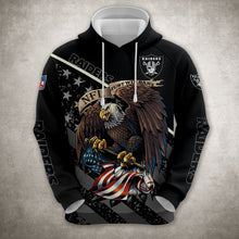 Load image into Gallery viewer, Las Vegas Raiders Eagle Hoodie