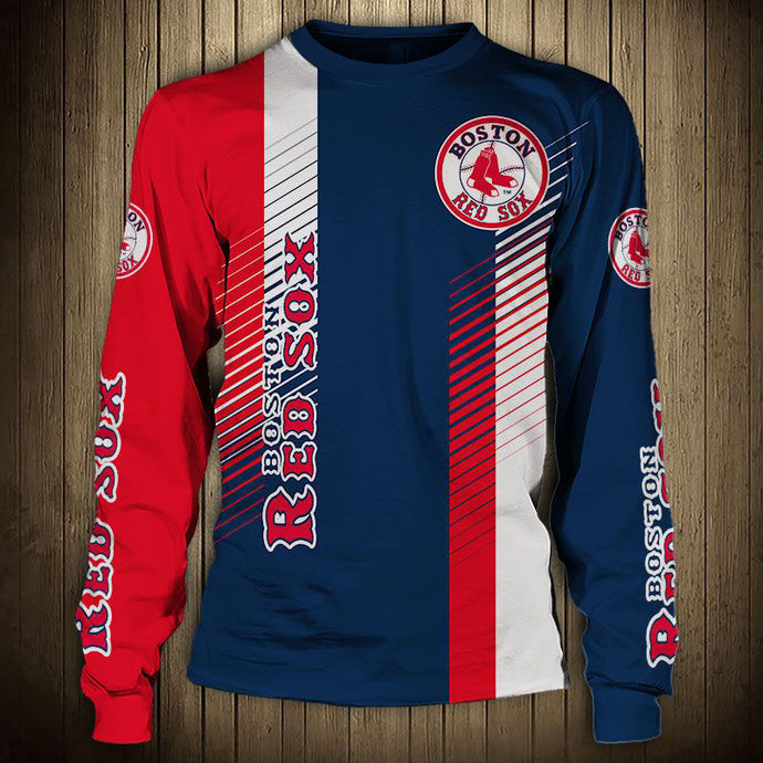 Boston Red Sox Stripes Sweatshirt