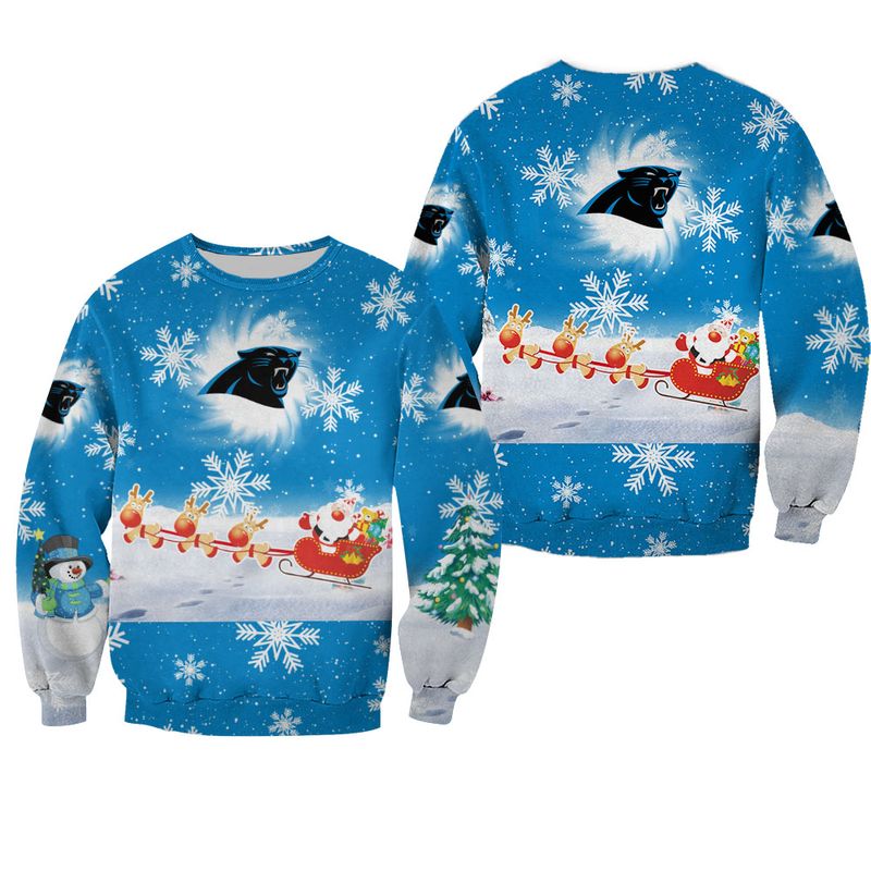 Carolina Panthers Cool Christmas Sweatshirt