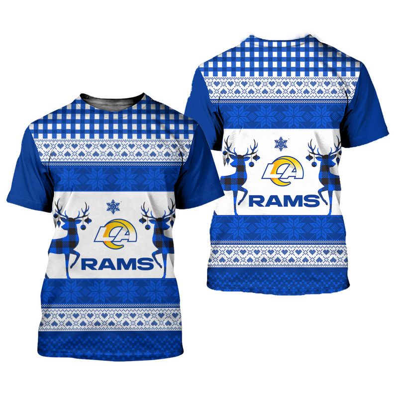 Los Angeles Rams Christmas T-Shirt