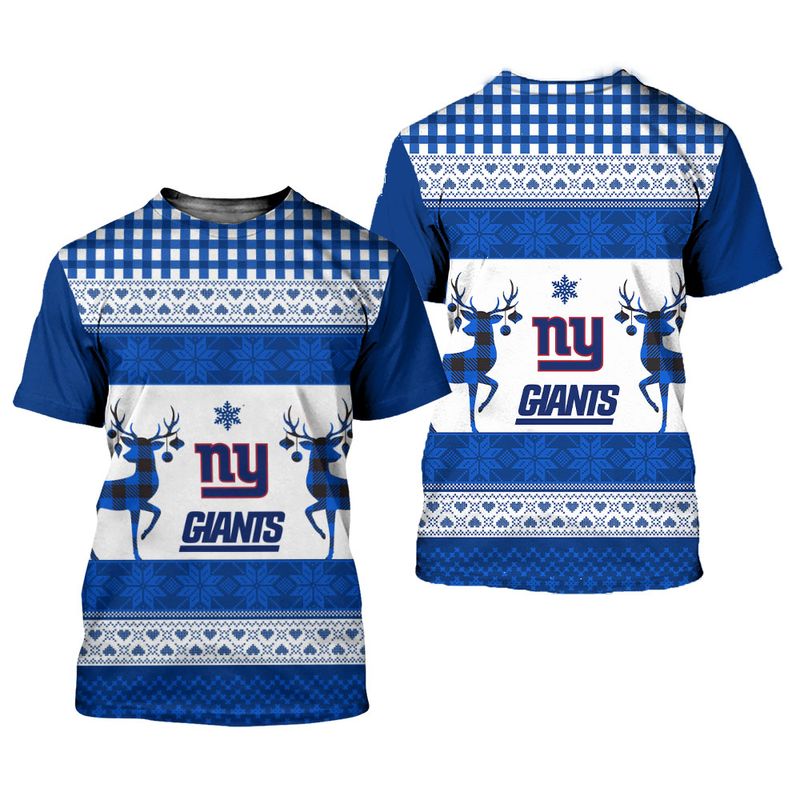 New York Giants Christmas T-Shirt