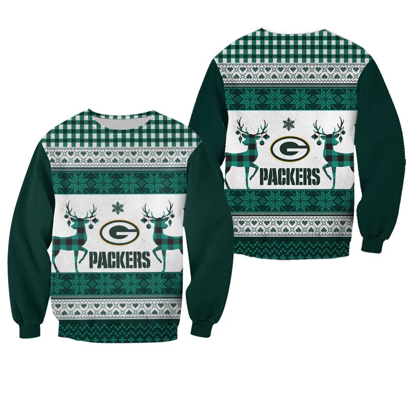 Green Bay Packers Christmas Sweatshirt