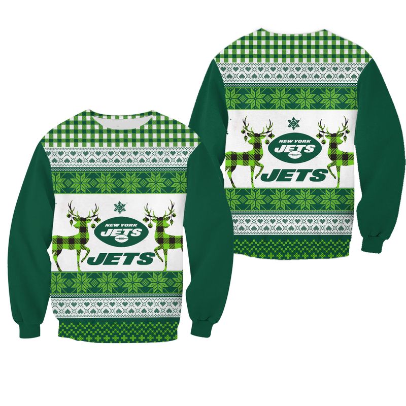 New York Jets Christmas Sweatshirt