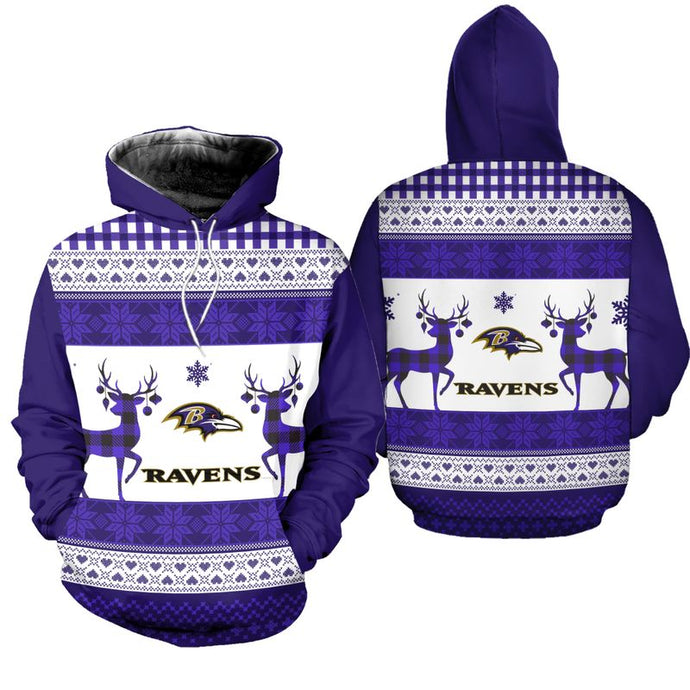 Baltimore Ravens Christmas Hoodie