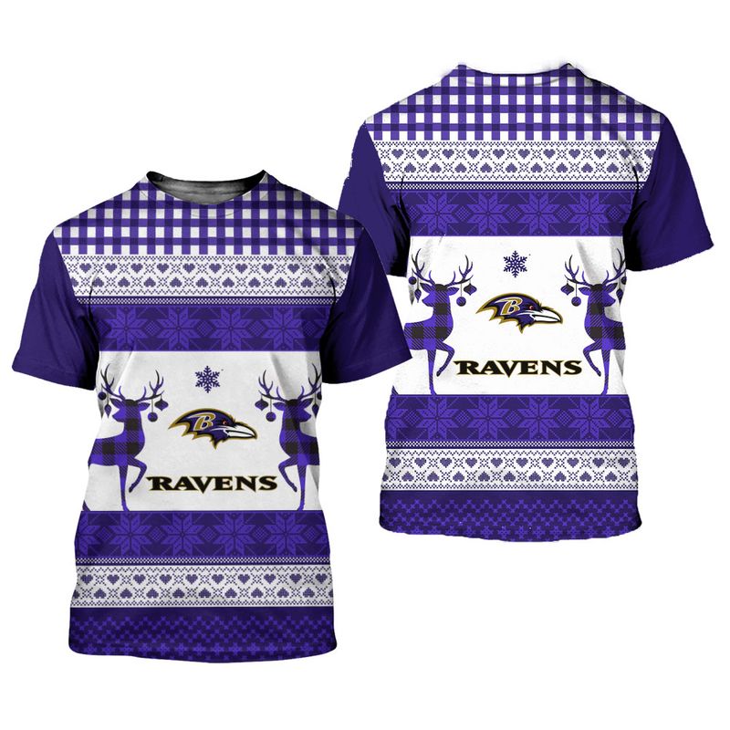 Baltimore Ravens Christmas T-Shirt