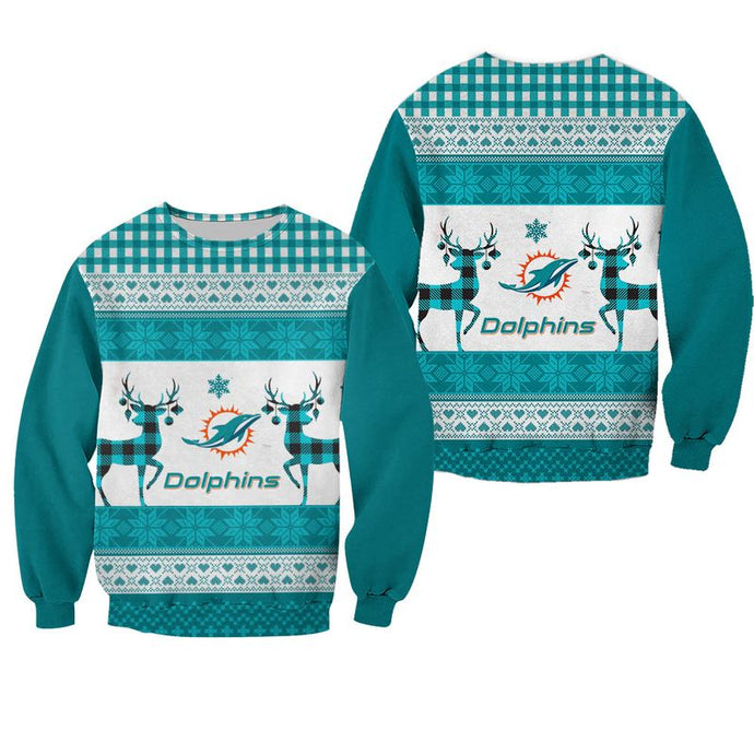 Miami Dolphins Christmas Sweatshirt