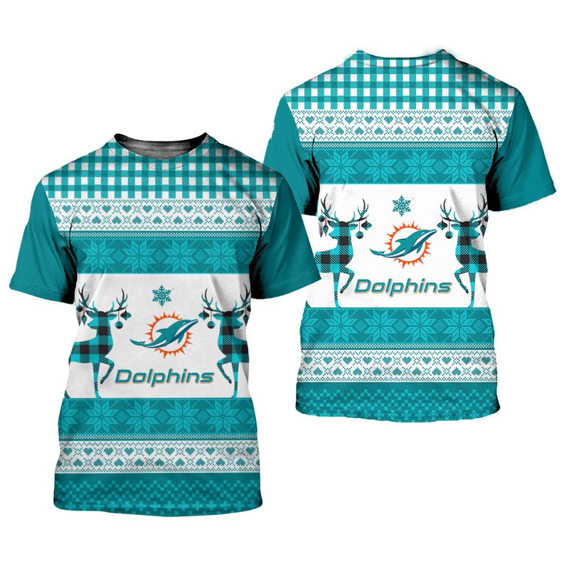 Miami Dolphins Christmas T-Shirt