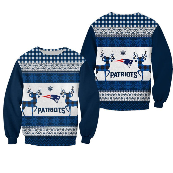 New England Patriots Christmas Sweatshirt