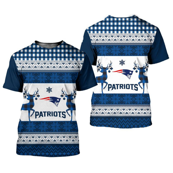 New England Patriots Christmas T-Shirt