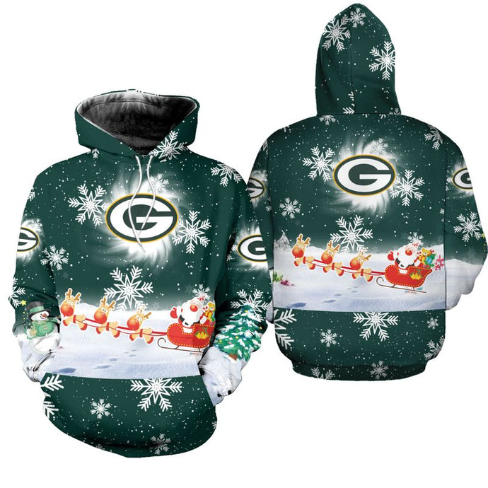 Green Bay Packers Cool Christmas Hoodie