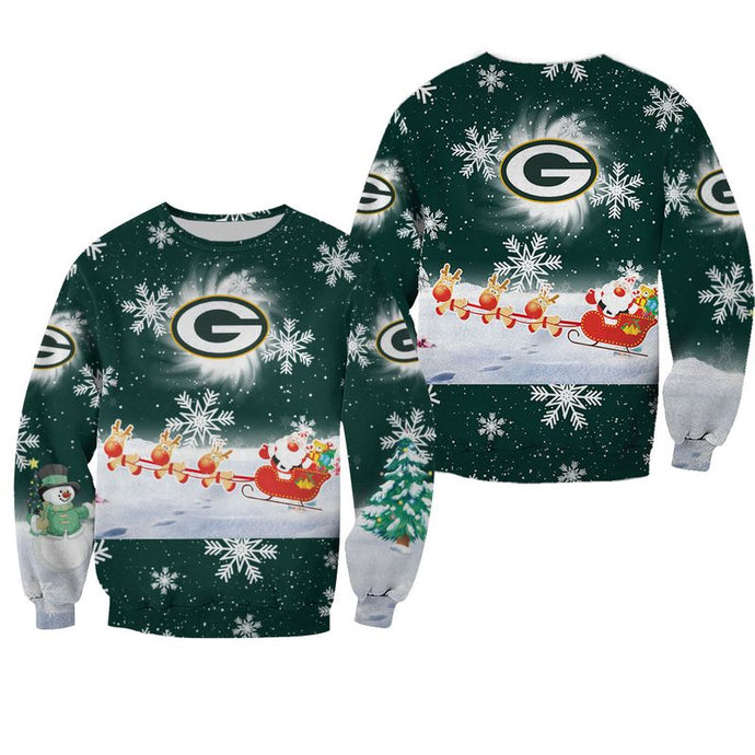 Green Bay Packers Cool Christmas Sweatshirt