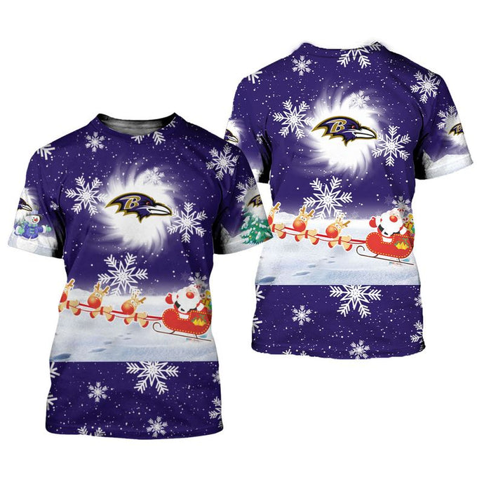 Baltimore Ravens Cool Christmas T-Shirt