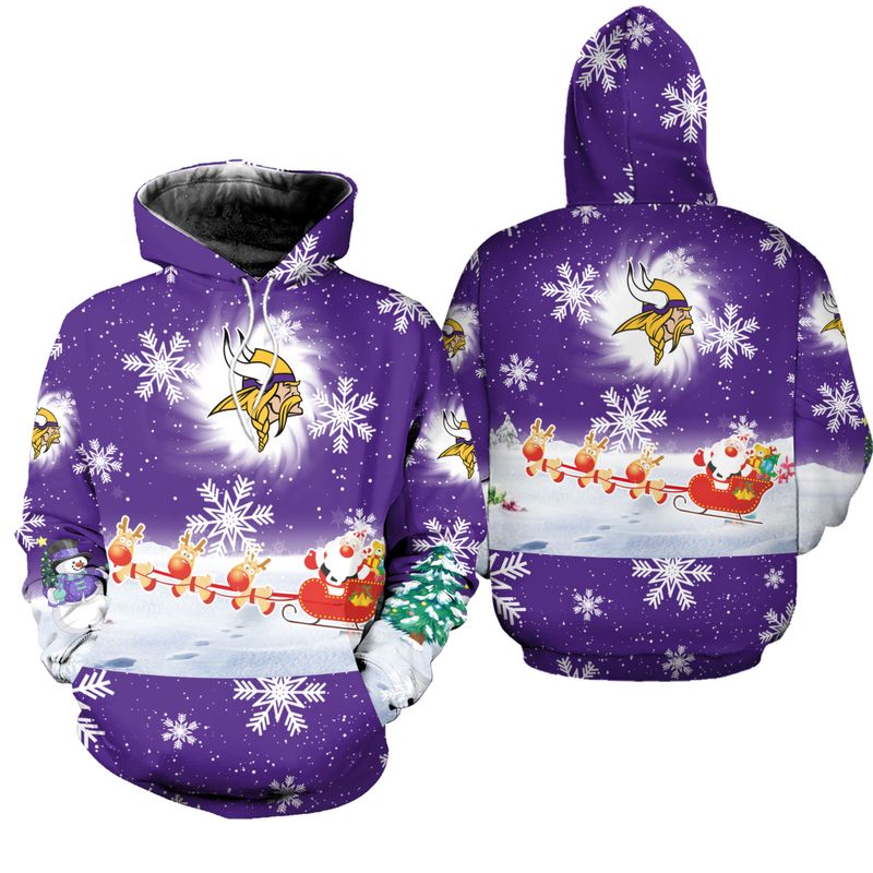 Minnesota Vikings Cool Christmas Hoodie