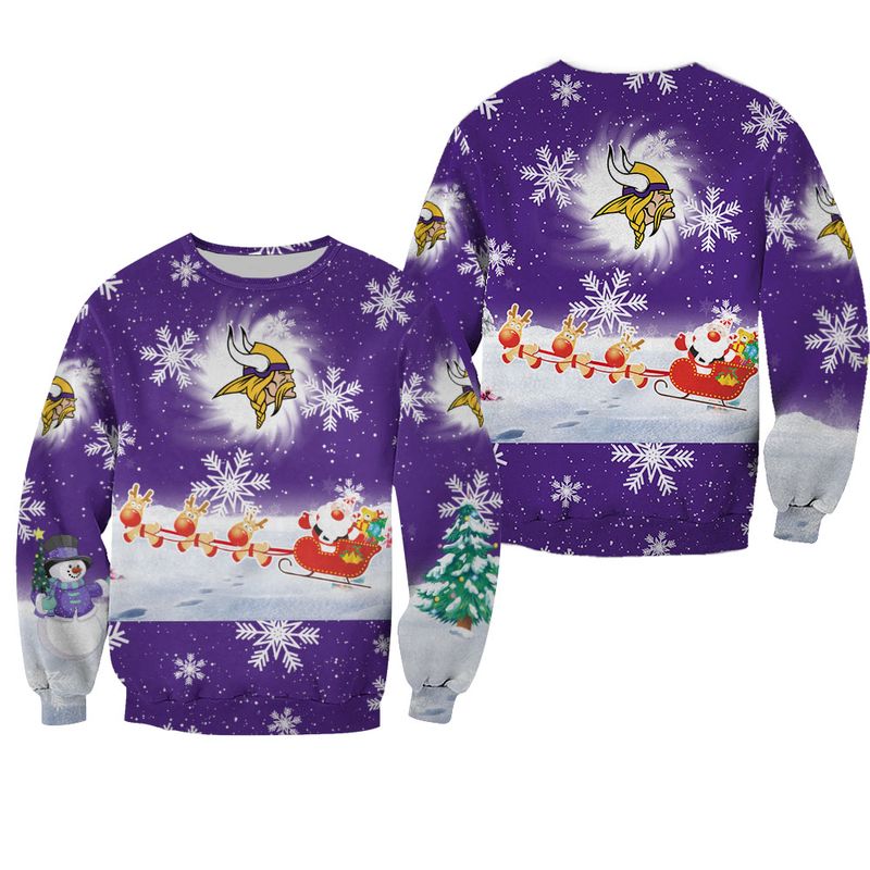 Minnesota Vikings Cool Christmas Sweatshirt